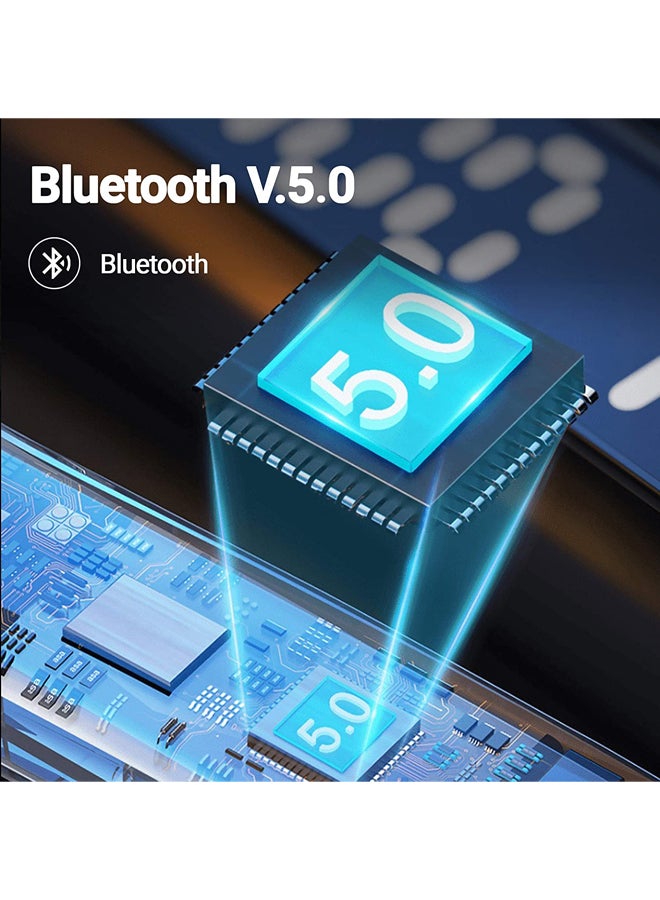 QT81 TWS Bluetooth In-Ear Earbuds With Charging Case Black/Blue/Silver