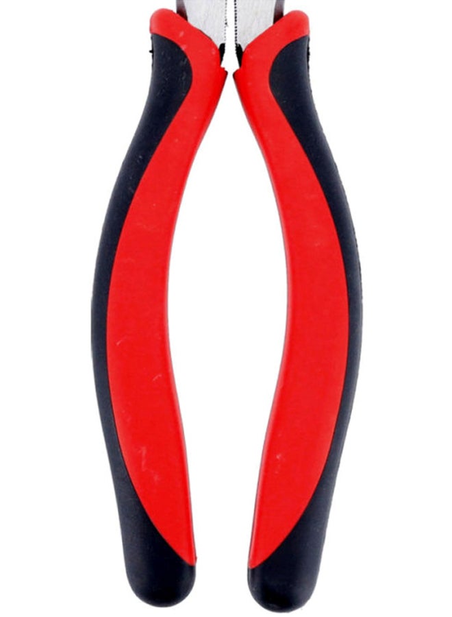 GEEPAS 8" Combination Pliers | Durable Carbon Steel | Wire Stripper Crimper Cutter Pliers Winding Function | Steel Body and Dual Material Anti-Slip Handles | Ideal Electricians, Mechanics, DIYers & More Red/Silver/Black  - Image 3