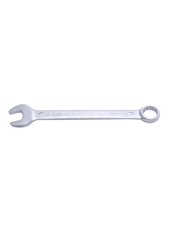 Jetech 1-1/8 Inch Combination Wrench - Industrial Grade Spanner with 12-Point Design, 15-Degree Offset, Durable Chrome Vanadium Steel, Forged, Heat-Treated, SAE Silver 1.13inch