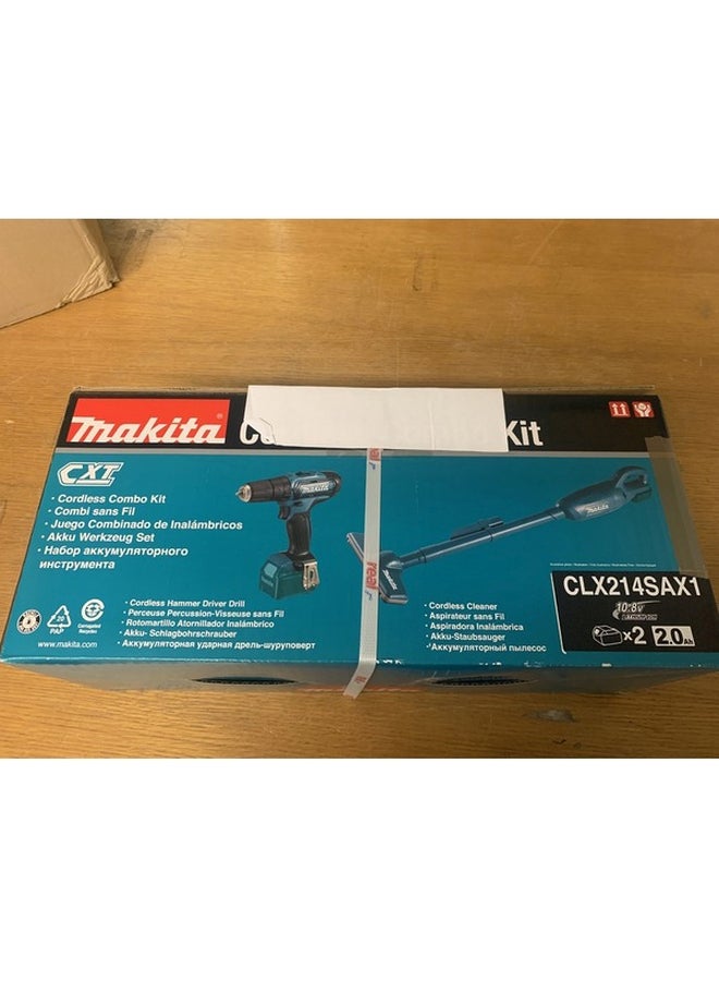 Cordless Percussion Driver Drill And Cleaner, CLX214SAX1 Blue/Black/Silver 5kg - v1624118679/N39417778A_4