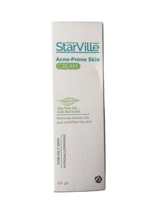Acne-Prone Skin Cream Tea Tree Oil Anti-Bacterial White 60grams - v1624118792/N48449900A_1