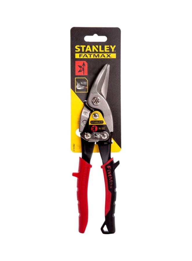 Stanley Aviation Snip Left Pliers Silver/Red/Black  - Image 3