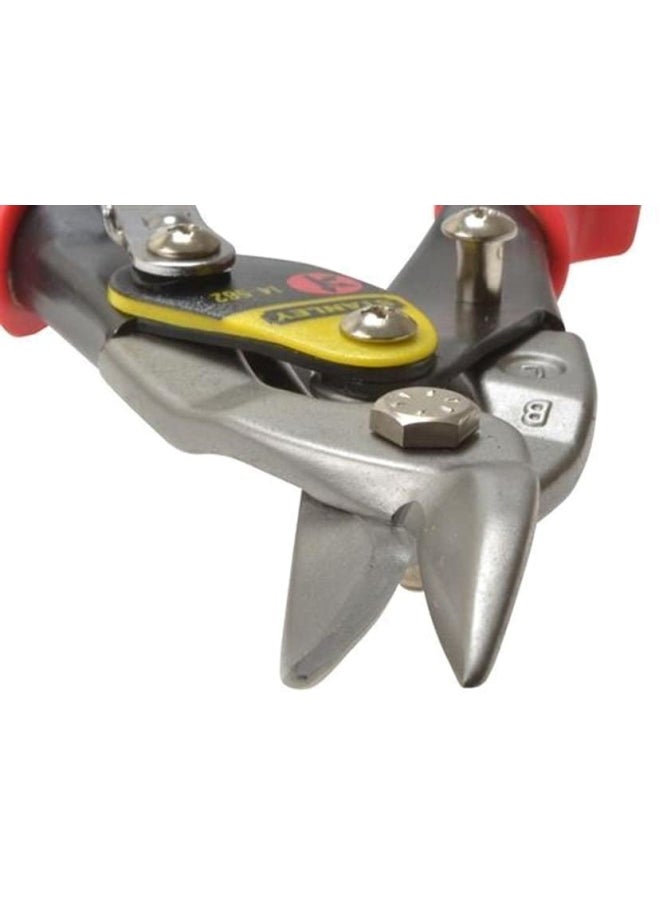 Stanley Aviation Snip Left Pliers Silver/Red/Black  - Image 5