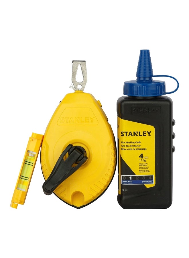Stanley Chalk Line Kit Level Blue Chalk, 0-47-443 Blue - Image 2