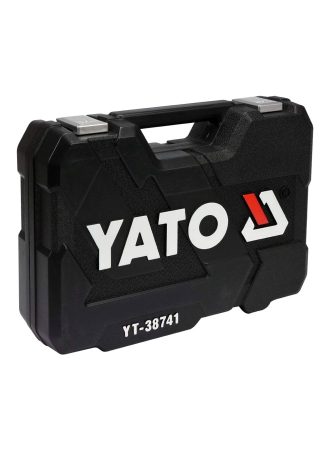 Yato - 25-Piece Socket Set Black/Silver/Red 0.5inch - Image 1