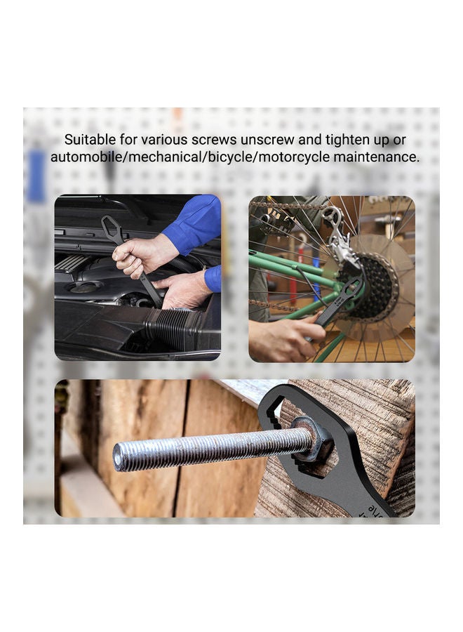 KKmoon Double Ended Wrench Black - Image 4