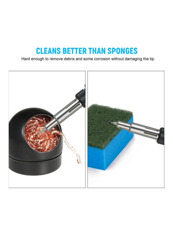 KKmoon Solder Tip Cleaner With Holder Black  - Image 4