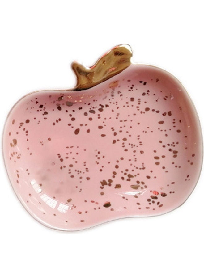 Jewelry Dish Cute Multi-purpose Ceramic Earrings Pink  - Image 1