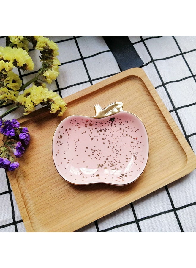 Jewelry Dish Cute Multi-purpose Ceramic Earrings Pink  - Image 3