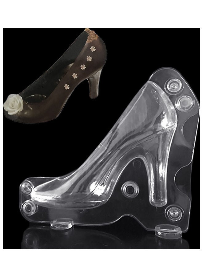 High-Heeled Sandle Shape 3D Plastic Chocolate Mould Clear - Image 4