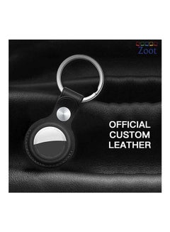 Zoot Protective Leather case cover for Apple AirTag with smart key ring Black  - Image 3