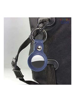 Zoot Protective Leather case cover for Apple AirTag with smart key ring Deep Navy Deep Navy  - Image 4