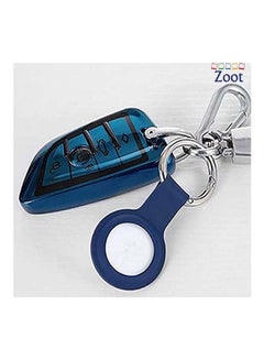 Zoot Protective Leather case cover for Apple AirTag with smart key ring Deep Navy Deep Navy  - Image 5