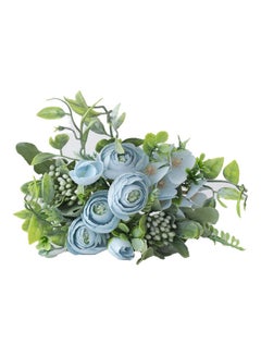 Generic Eco-Friendly Decorative Anti-Fade Artificial Plant Green/Blue  - Image 1
