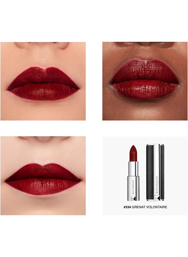 GIVENCHY - Le Rouge Luminous Matte High Coverage Lipstick 334 Grenat Volontaire - Image 1