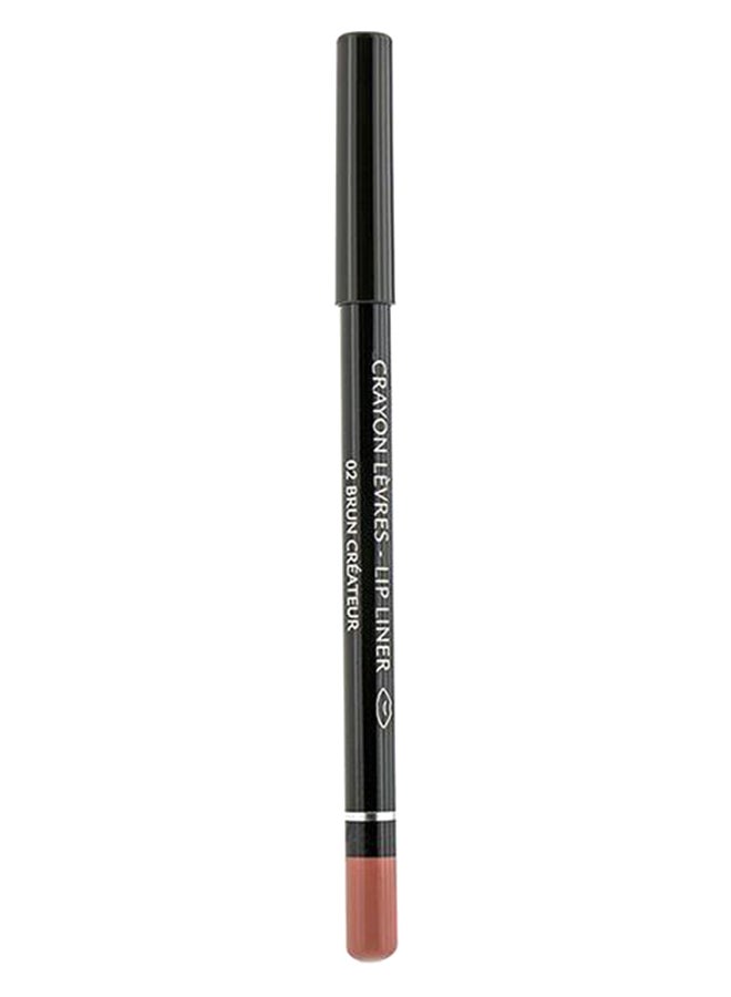GIVENCHY Lip Liner Crayon With Sharpener 02 Brun Createur  - Image 4