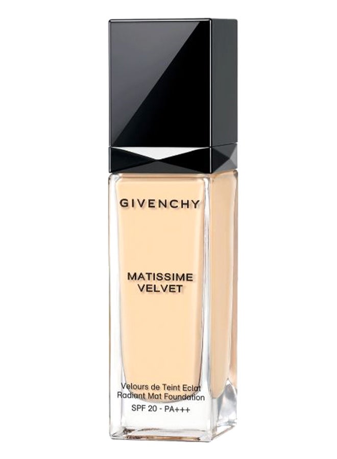 GIVENCHY Matissime Velvet Radiant Mat Fluid Foundation SPF20 00 Mat Ivory  - Image 3