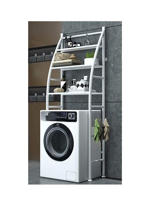 3-Shelf Washing Machine Space Saver Rack White