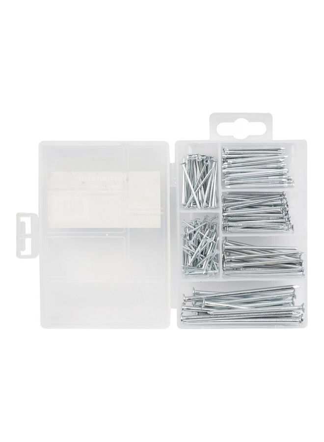 Terminator 220-Piece Nail Kit with Box Silver Mix Size  - Image 1