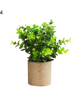 Generic Eco-Friendly Simulation Artificial Potted Plant Green/Brown 