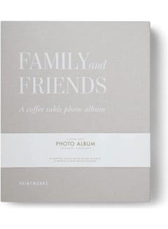 PrintWorks Family and Friends Coffee Table Photo Album Grey  - Image 1