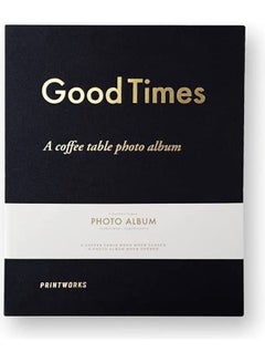 PrintWorks Good Times Coffee Table Photo Album Black/Gold  - Image 1