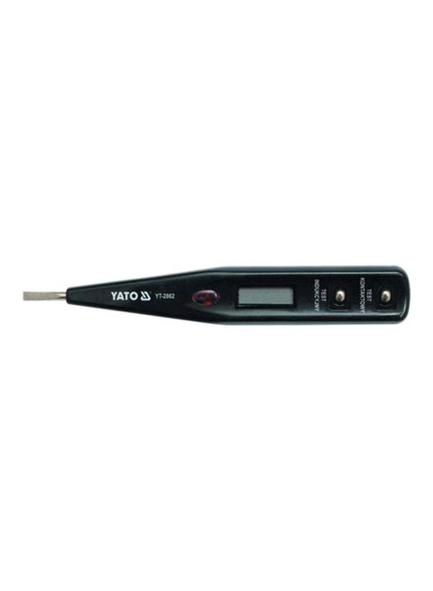 LCD Display Digital Voltage Tester Black