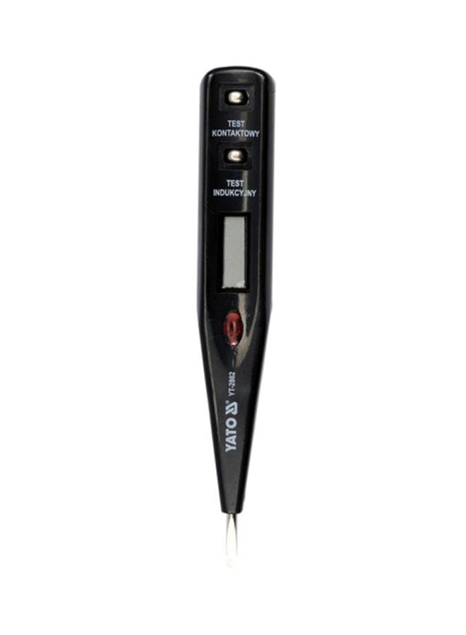 LCD Display Digital Voltage Tester Black