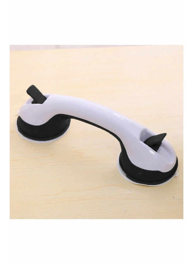 Portable Bath Shower Support Grip Mount Handle Black/White