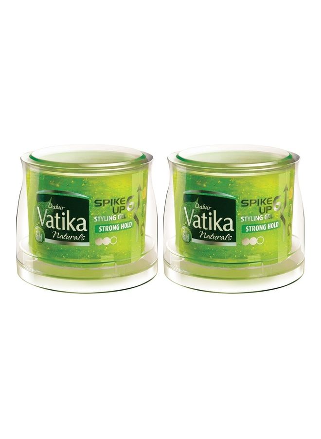 Dabur Pack Of 2 Vatika Spike Up Strong Hold Hair Gels Clear 500ml  - Image 1