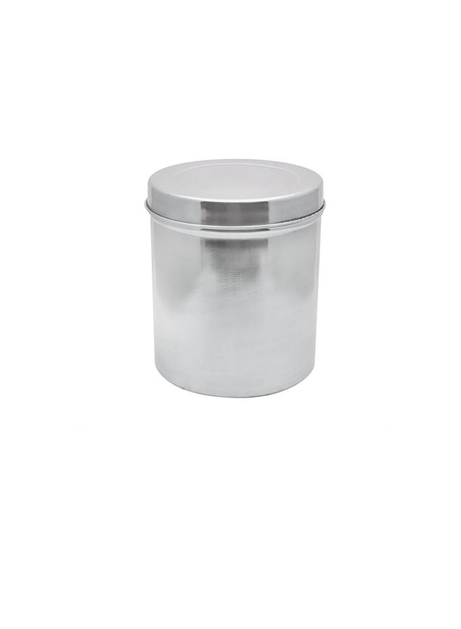 RAJ 8-Piece Stainless Steel Storage Container With Lids Silver 10x17cm  - Image 3