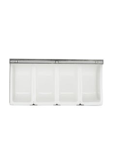 RAJ 4-Tier Stainless Steel Condiment Dispenser Silver 30cm  - Image 4