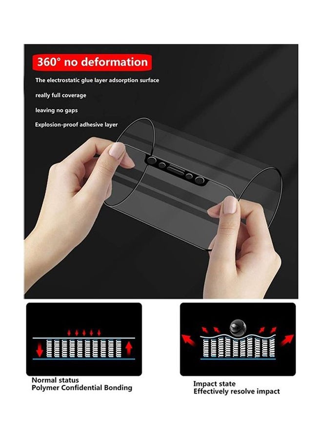 ماركة غير محددة - لاصقة حماية للشاشة للحفاظ على الخصوصية لهاتف أبل آيفون 7 أسود - Image 1
