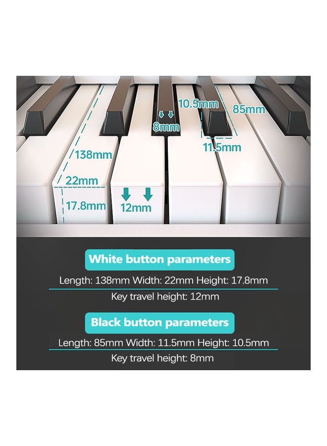 Generic 88-Keys Foldable Multi-Functional Piano  - Image 3