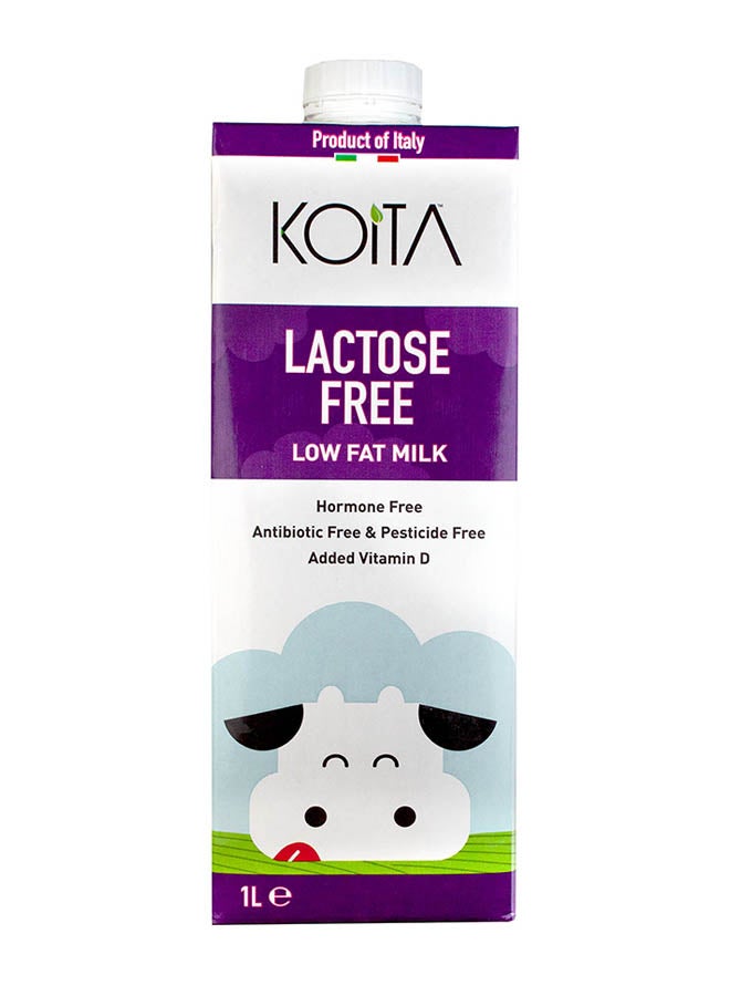 Koita Lactose Free Low Fat Milk Plain 1Liters Pack of 12  - Image 2