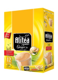 Alitea Signature Ginger Tea Box 12 Sticks 20grams  - Image 1