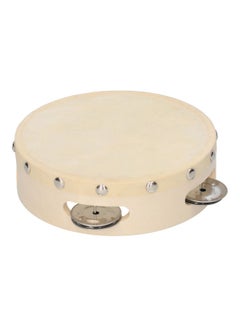 Tambourine With Metal Single Row Jingles