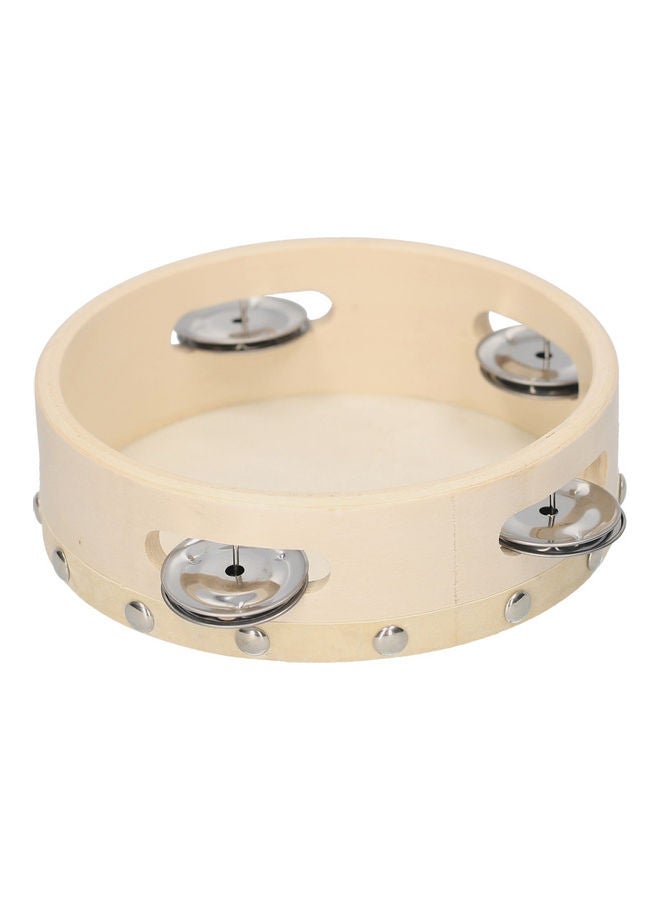 Generic Tambourine With Metal Single Row Jingles  - Image 4