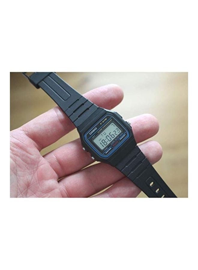 كاسيو ساعة رقمية مقاومة للماء طراز F-91W-1 للرجال - Image 3
