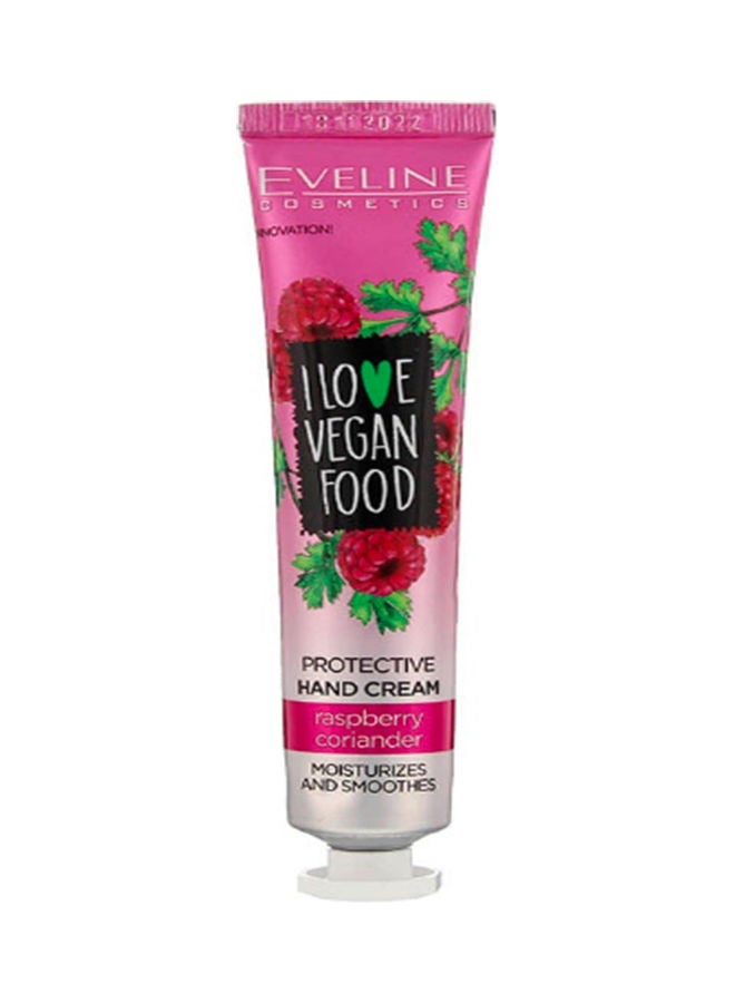 Eveline - I Love Vegan Food Protective Hand Cream Pink 50ml - Image 1