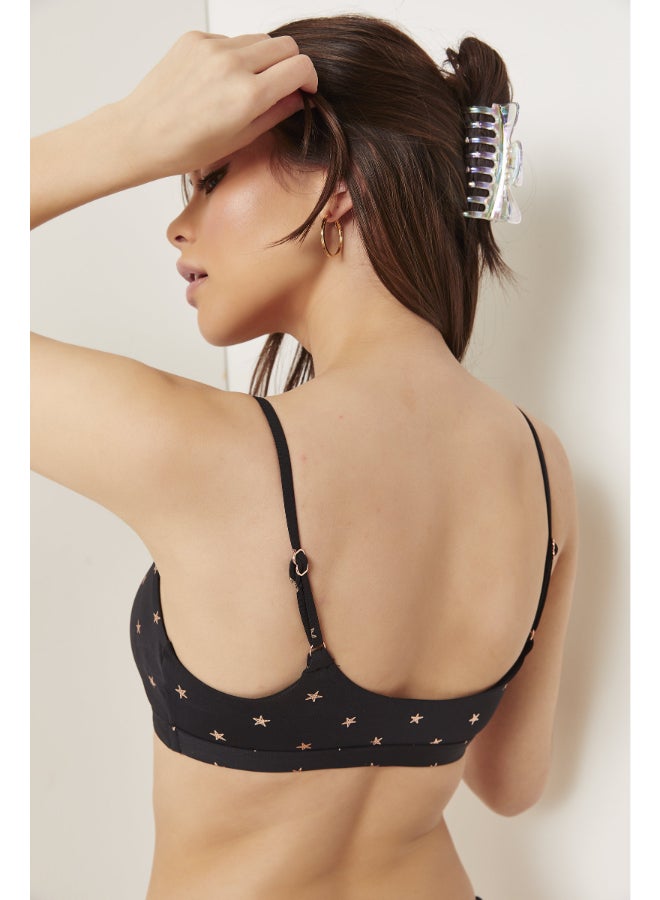Ardene - Peekaboo Detail Bikini Top Black - Image 1