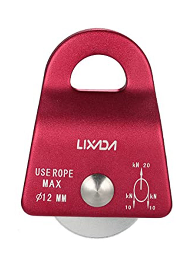 LIXADA Bearing Mobile Micro Pulley Max Rope 1/2in For Rigging Arborist Climbing  - Image 1