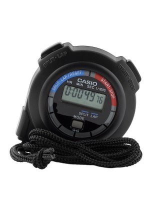 CASIO Handheld Stopwatch Timer Model HS-3V-1R 62×64×17 Best