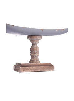 Attractive Rectangular Pottery Bowl Beige/White