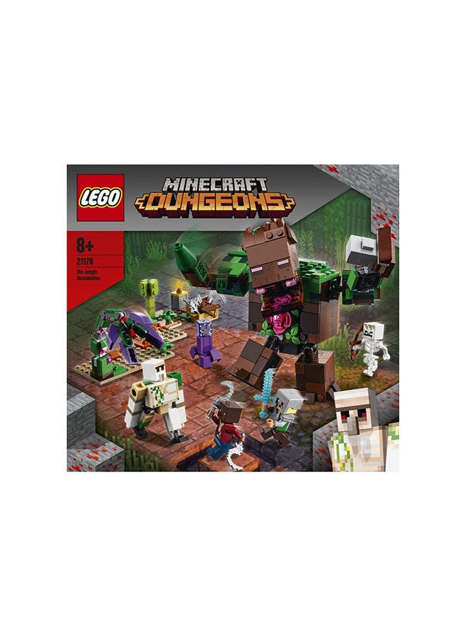 LEGO - 21176 Minecraft The Jungle Abomination Dungeons Playset, Action Figure Toy for Kids 489 8+ Years - Image 1