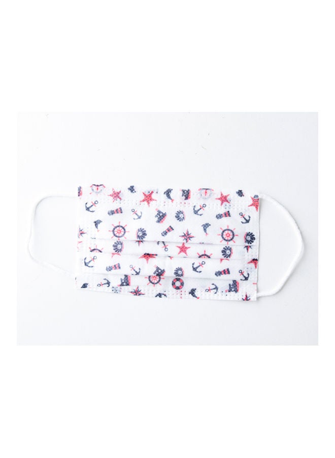 20-Piece Printed Disposable Protective Face Masks - Image 2