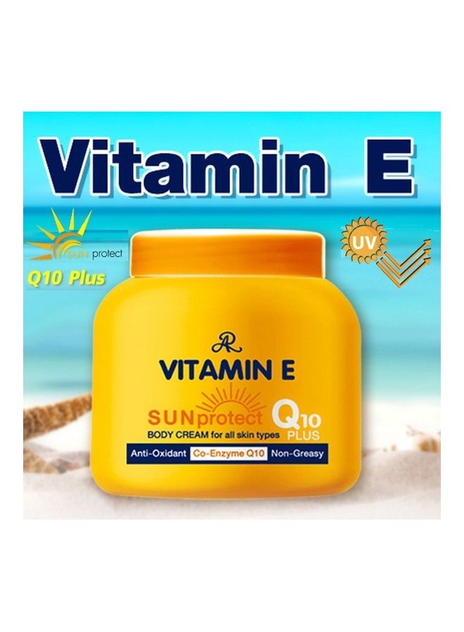 AR Vitamin E Sun Protect Q10 Plus Body Cream Yellow 200grams  - Image 3