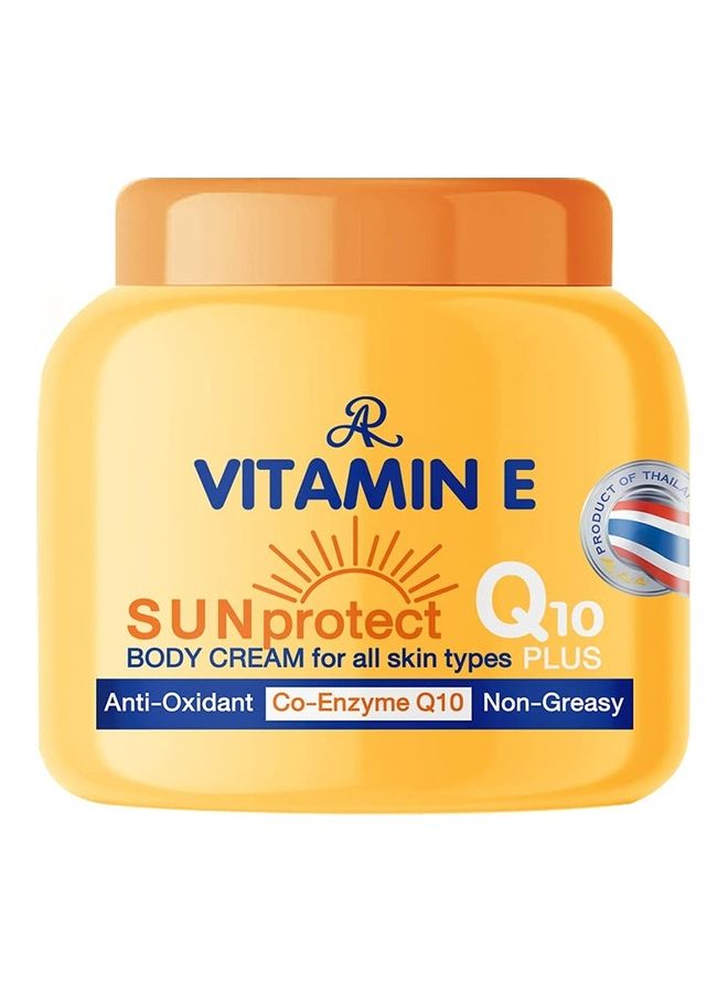 AR Vitamin E Sun Protect Q10 Plus Body Cream Yellow 200grams  - Image 1