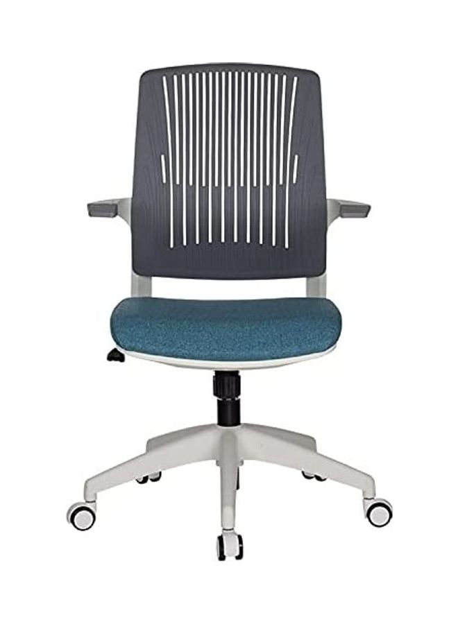 NAVODESK Adjustable Office Chair Blue/Grey/White - Image 1