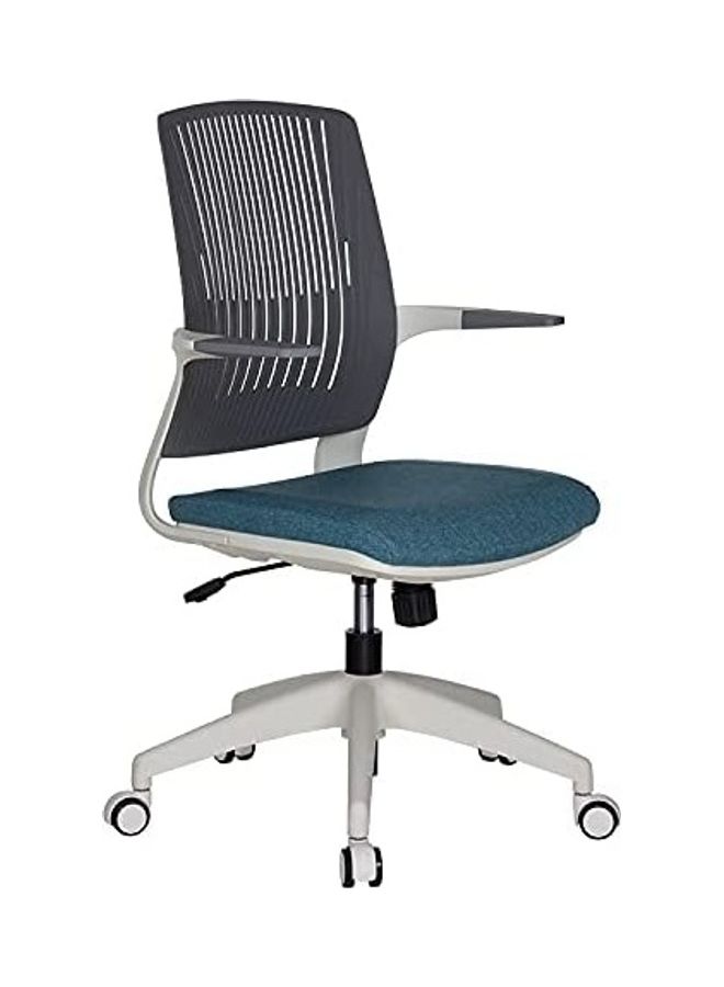 NAVODESK Adjustable Office Chair Blue/Grey/White - Image 2